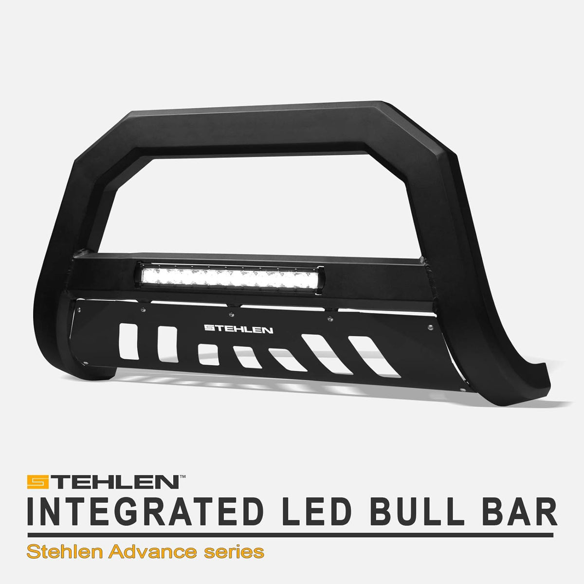 Matte Black Aluminum LED Bull Bar O43892